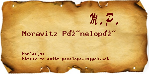Moravitz Pénelopé névjegykártya